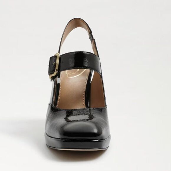 SAM EDELMAN JilDIE in Black Patent Mary Jane Sling Back Pump 8.5 NWT - Picture 7 of 8